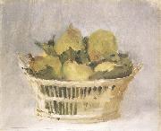 Edouard Manet Corbeille de poires (mk40) Sweden oil painting reproduction